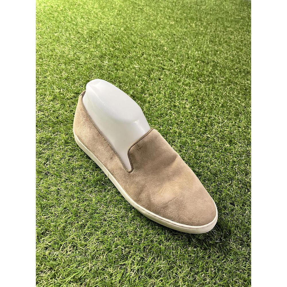 Womens Size 8‎ House Shoes Beige Suede Slip-On Casual Shoe